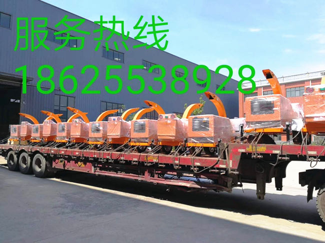 園林廢棄物處理設(shè)備 可移動拖掛式樹枝粉碎機